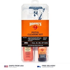 Hoppe’s No. 9 Cleaning Kit with Aluminum Rod, .38/.357 Caliber, 9mm Pistol,or…