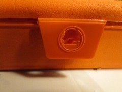Hoppes Cleaning Kit VINTAGE With Storage Box Orange