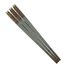 All Purpose Bronze Bristled Gun Cleaning Receiver Brushes – 3 Pack