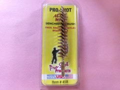 1 Lot of 4 Various Pro Shot Brass Brushes (.45 Cal, .30 Cal, 7mm, .223Cal)
