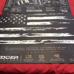 Gun Cleaning Mat for Glock – 24″ X12″ Gun Mat Black Used (2) Mats. By Cm