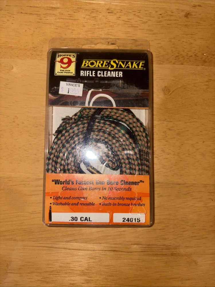 Hoppe’s 9 BoreSnake .30 Cal Rifle Bore Cleaner Cleaning Rope 24015 New Old Stock