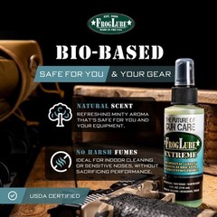 Green Gun Lubricant and Cleaner Bio Based Minty Scent CLP for Firearms