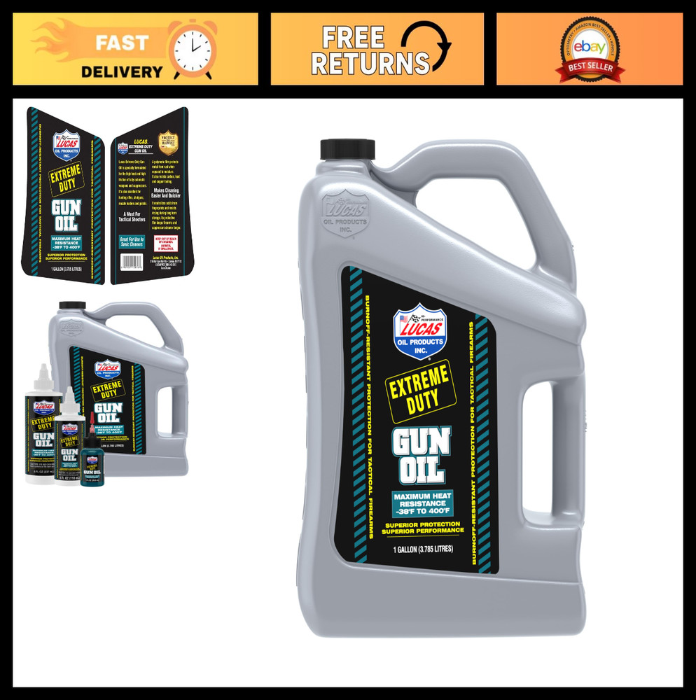 Extreme Duty Gun Oil 1 Gallon – High Performance Lubricant for Firearms & Tools