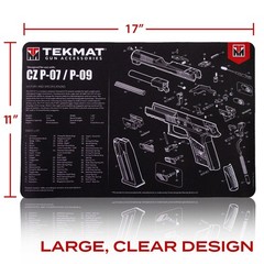 TekMat Original Gun Cleaning Mat – 17″ X 11″ – CZ P-07 & P-09