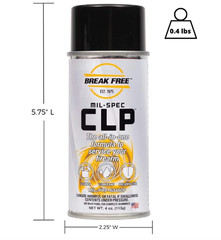 Break Free CLP Gun Cleaner 4oz Aerosol Synthetic Oil for Cleaning Lubricant-USA*