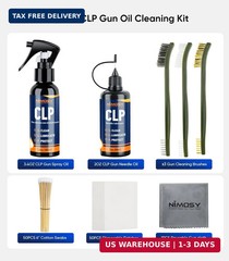 CLP Gun Cleaning Oil Kit-Includes 3.4oz Gun Oil 2oz Needle Lubricant, Gun Brushe