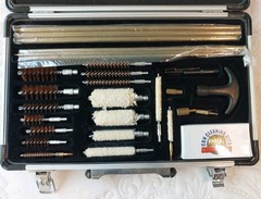 DAC Super Deluxe Gun Cleaning Kit Multi Caliber Silver Case Excellent