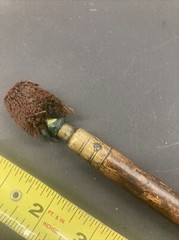 Vintage Three Piece Wood and Brass Gun Cleaning Rod