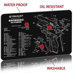 TekMat Original Gun Cleaning Mat – 17″ X 11″ – Browning HI Power
