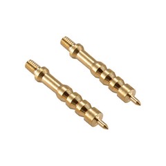 .30 Caliber Solid Brass Spear Pointed Jag Gun Clean Accessories Brass Pack of 2