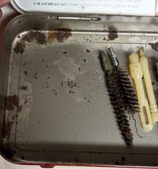 Vintage Outers 30 Carbine Cal Original Metal Box Incomplete Kit For Parts Gun