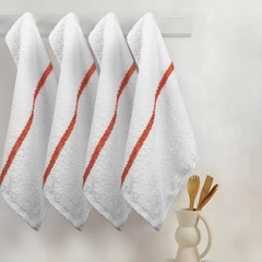 Reed&Pick Bar Mop Towels 60 Pack Gold 100 Cotton Double Stitched Kitchen Towels