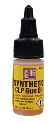 G96 Army Approved Synthetic CLP Gun Oil Lubricant .05 Oz Bottle 1070