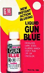 G96 1069 Gun Blue Liquid Touch Up Blueing 2 oz Squeeze Bottle
