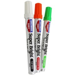 Birchwood Casey Super Bright Paint Pens Neon Green,Fluorescent Red,Flat White