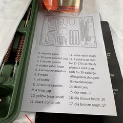 NEW GLORYFIRE Universal Gun Cleaning Kit for All Firearms In Green Case + Extras