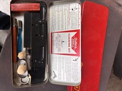 Vintage Outers Gunslick Rifle & Revolver Cleaning Kits Red Tin Lot No. 477