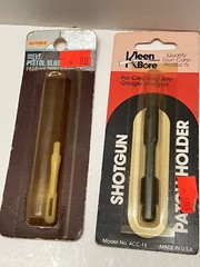 Kleen bore gun cleaning supplies, 3 phosphor bronze bore brushes, 2 patch holder