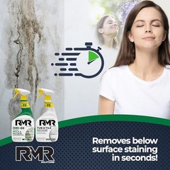 RMR Complete Mold & Mildew Stain Eraser System – No-Scrub Tub & Tile Cleaner +