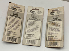 3 Pcs. Kleen Bore Brass Cleaning Jags, JAG-228, JAG-230, & JAG-231