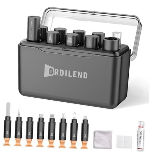 for iPhone Cleaning Kit for Charging Port Cleaner, Cleaner Kit for Black