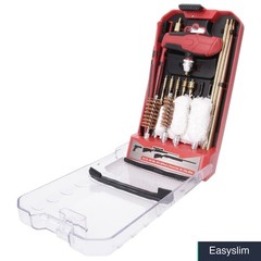 Gun Cleaning Kit 22 Piece Shotgun Rifle Multi-Caliber with Case