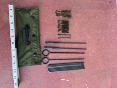 Vintage Military M16A1 US Military Rifle Cleaning Kit OD Green Incomplete?