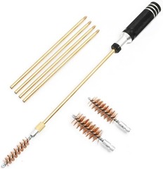 Shotgun Cleaning Kit 12 20 410 Gauge Bronze Brushes Brass Adaptor Cotton Mops