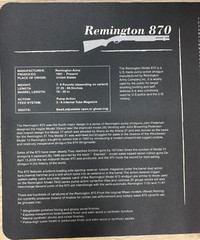 Remington 870 Gun Cleaning Bench Mat Gaming Mouse Pad 12″ x 36″