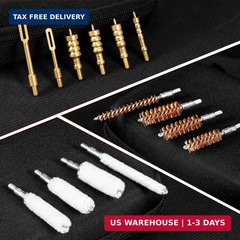 GLORYFIRE Universal Gun Cleaning Kit Fits .22 .357/9mm .38 .40 .45 Cal Handguns