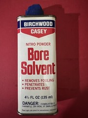 VINTAGE 4oz.BIRCHWOOD CASEY NITRO POWDER BORE SOLVENT OIL CAN HANDY OILER