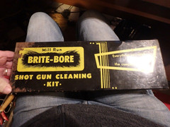 2K-vintage MILL RUN Brite-Bore shot gun cleaning kit