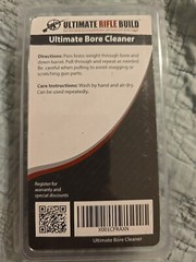 Ultimate Rifle Build Bore Cleaner, .40 Cal, M2