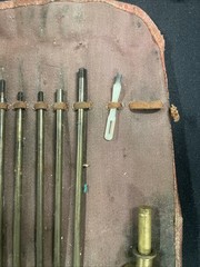 Ol’ Sarge Gun Cleaning Kit Handmade Tool Roll Period Correct USED Missing Handle
