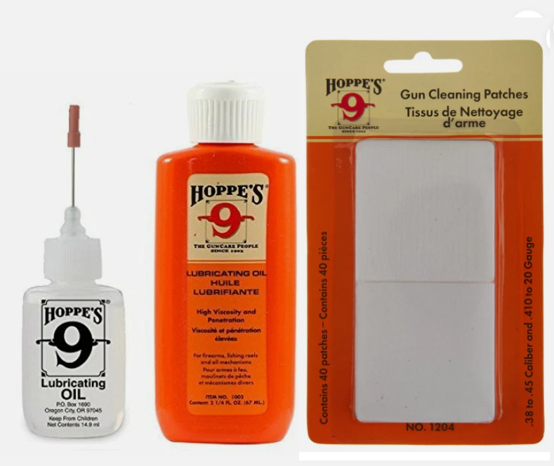 Hoppes 9 Gun Oil Lubricant Needle Applicator & Refill – Firearm Lube & Cleaner