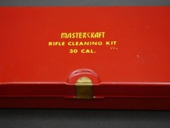Vintage Mastercraft Coast to Coast Gun Cleaning Kit Tin and Accessories 30 Cal