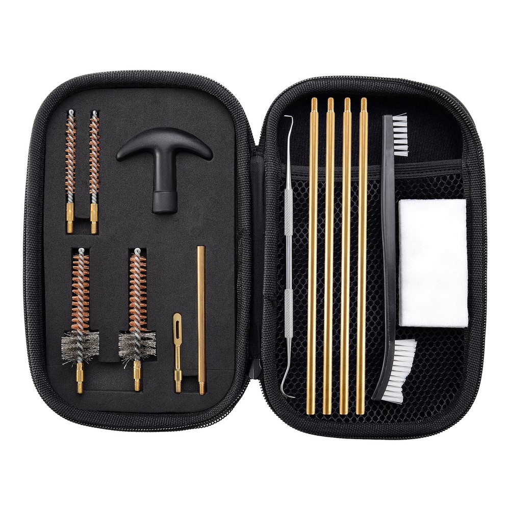 .223 .22Cal 5.56mm Rifle Cleaning Kit with Cleaning Rods Brushes in Zippered Bag