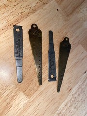 Colt Remington Rifles Bore Gauge Set x4 Gun Rifle Knife Blade Opener Keychain US