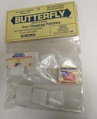 Ox-Yoke Butterfly BORE Cleaning Patches 22 caliber -1 full bag + 1 partial bag