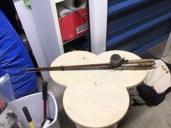 Antique Vintage Shotgun 4-pc Wooden Barrel Cleaning Rod B.G.I. Co 1892