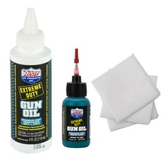 Lucas Gun Oil Extreme Duty 1oz Needle Applicator with 4oz Refill Made in the USA