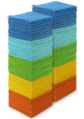 AIDEA Microfiber Cleaning Cloth 100PK Soft Absorbent Rags Towels Car Home