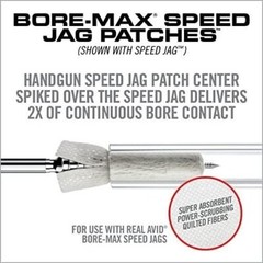 Real Avid Bore-Max Speed Jag and Patches, Bore Cleaning Jag Gun Patch Holder…