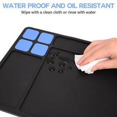 Gun Cleaning Mat Pistol Mat Anti Slip Rubber Gun Mat Magnetic Pistol Cleaning