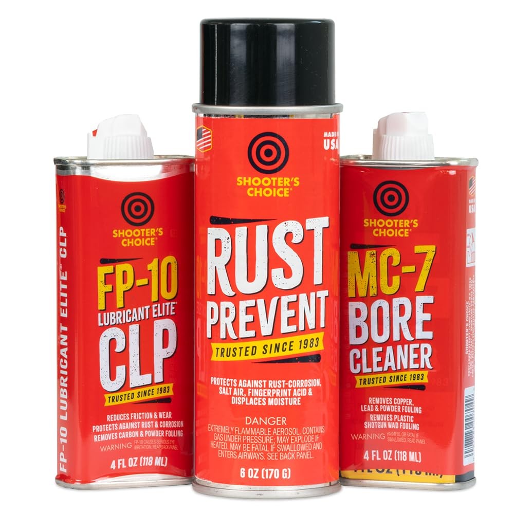 Complete Gun Care Kit Bore Cleaner Lubricant Rust Prevent For All Firearms 80Ct