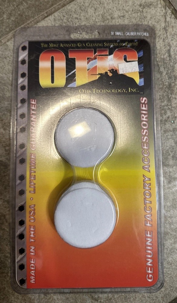 NEW- OTIS Cleaning Patches 2″ Small Caliber Firearms, 50 Pack
