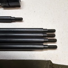 M1 Garand Gun Cleaning Kit with Rods, Bore Brush, Jag, Cloth, Case