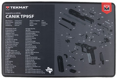 TekMat TEKR17CANIKTP9SF Cleaning Mat Black/Gray Rubber 11″x17″ Canik TP9SF Diag