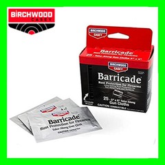 Barricade Rust Protection for metal gear by Birchwood Casey – 25 Wipes BC33025